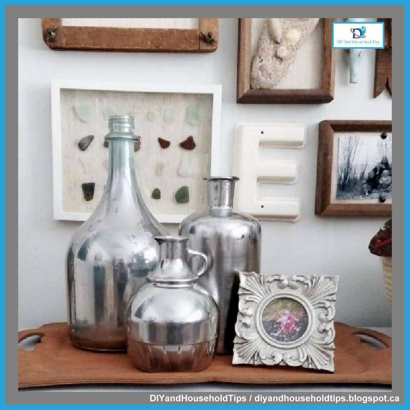 DIY And Household Tips DIY Faux Mercury Glass Bottles