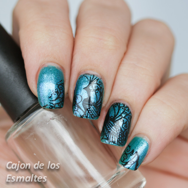 Estampado con la placa BP04 d Bornpretty store