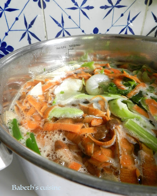 Babeth's cuisine Pour boire le bouillon quand ça vous arrange et