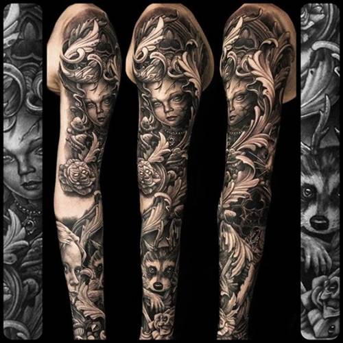 Spotlight: The Dark And Badass Tattoos Of Julian Siebert