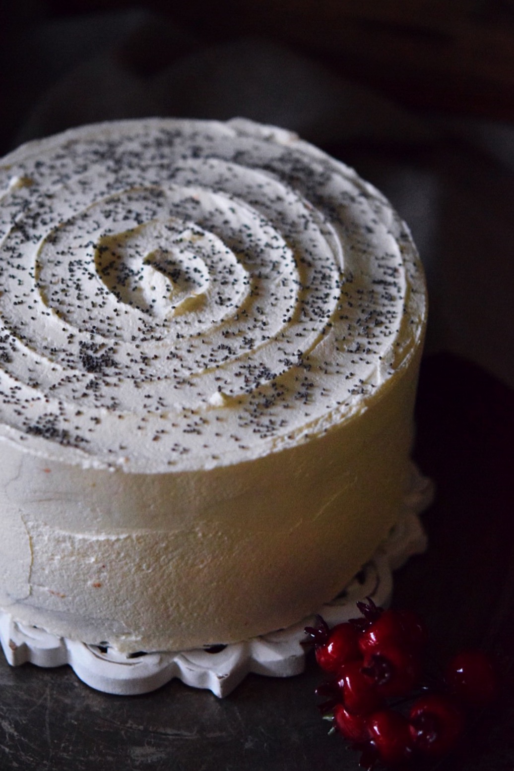 Bakergirl Christmas Poppy Seed Cake