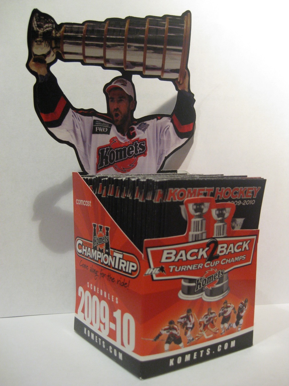 Ronn's Minor League Hockey Mania Ft Wayne Komets Pocket Schedule Holders