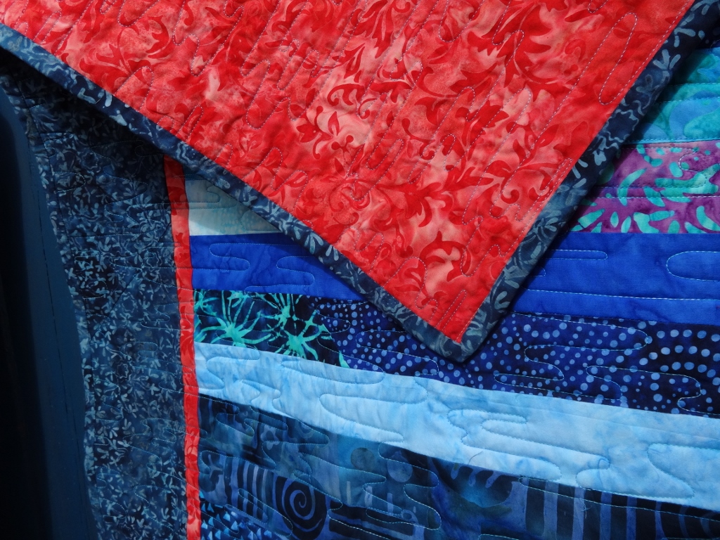 Inch by Inch Quilting Two underwater quilts