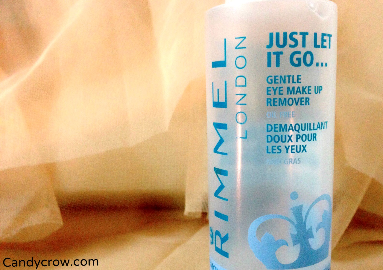 Rimmel London Just let it go... Gentle oil free eye makeup remover review.