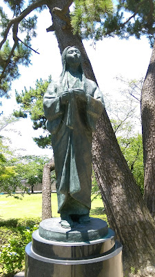 愛知県清洲公園 濃姫 像