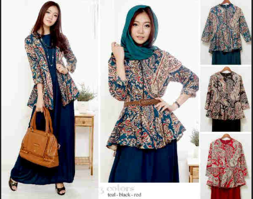 15 Model Baju Batik Modern Untuk Pesta Agar tampil Menawan