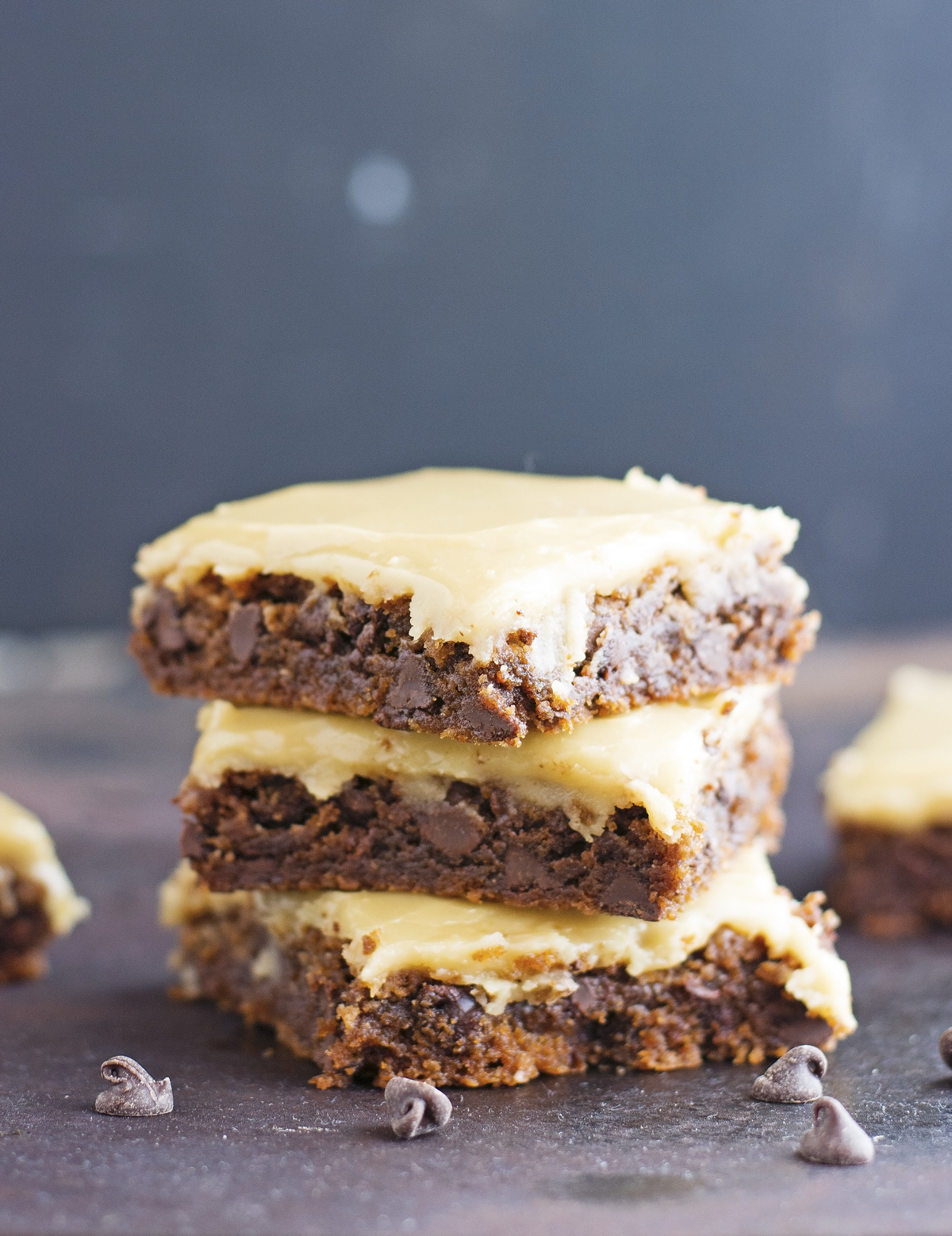 The Iron You Maple Frosted Almond Butter Blondies