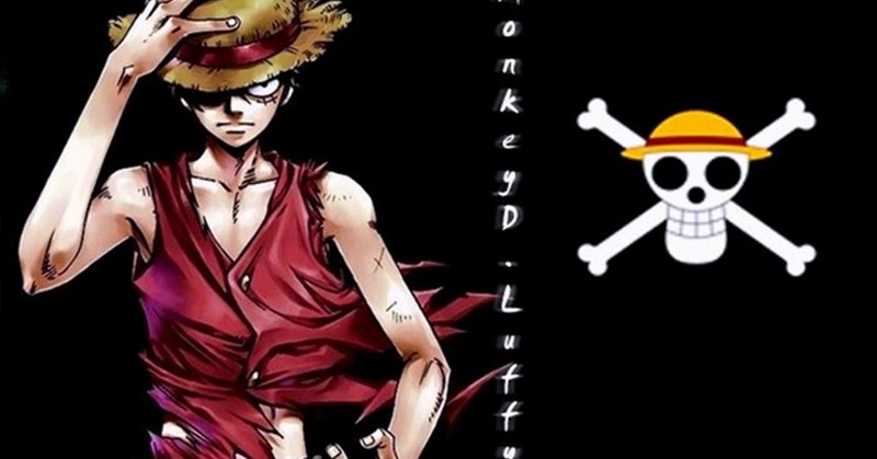 Monkey D. Luffy With Black Background