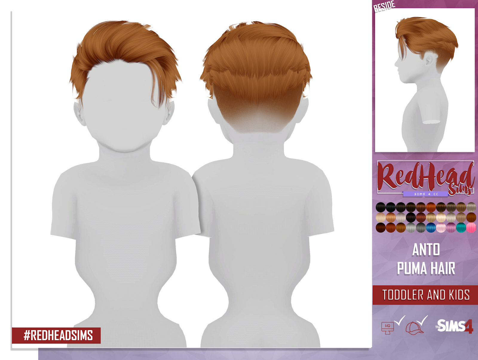 ANTO - KIDS AND TODDLER VERSION REDHEADSIMS - CC