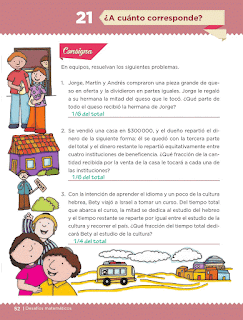 Respuestas Apoyo Primaria Desafíos Matemáticos 5to. Grado Bloque II Lección 21 ¿A cuánto corresponde?