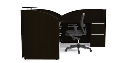 Verde Modern Reception Desk VL-644R by Cherryman