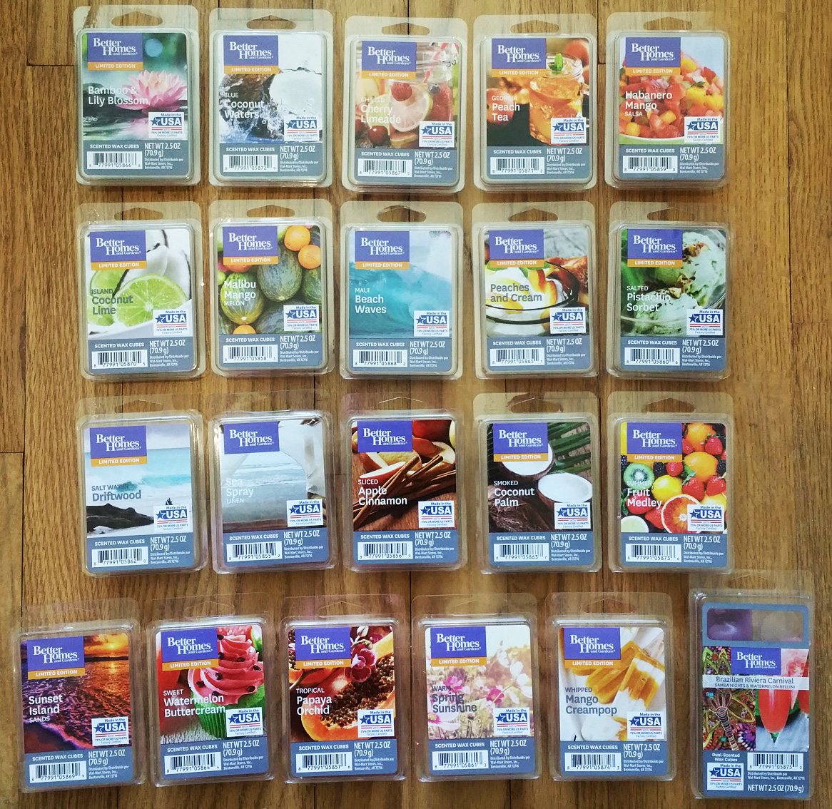 Scented Wax Melt Reviews: Better Homes & Gardens Scented Wax Melts from