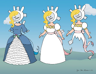 Adventure Time Fionna Paper Doll page two