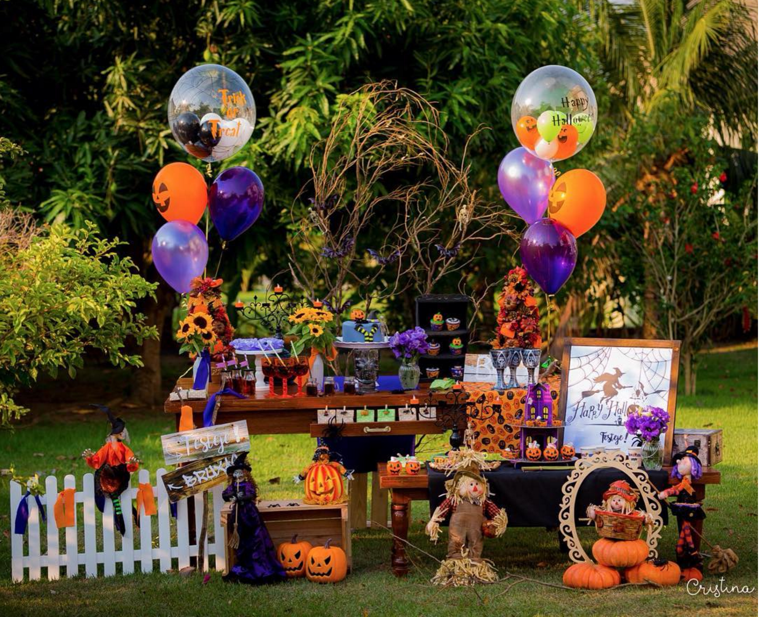 JOYIN 2 Letreros de Metal Apilados para Jardín Césped Decoración del Hogar de Calabazas y Fantasmas Decoraciones de Halloween al Aire Libre 