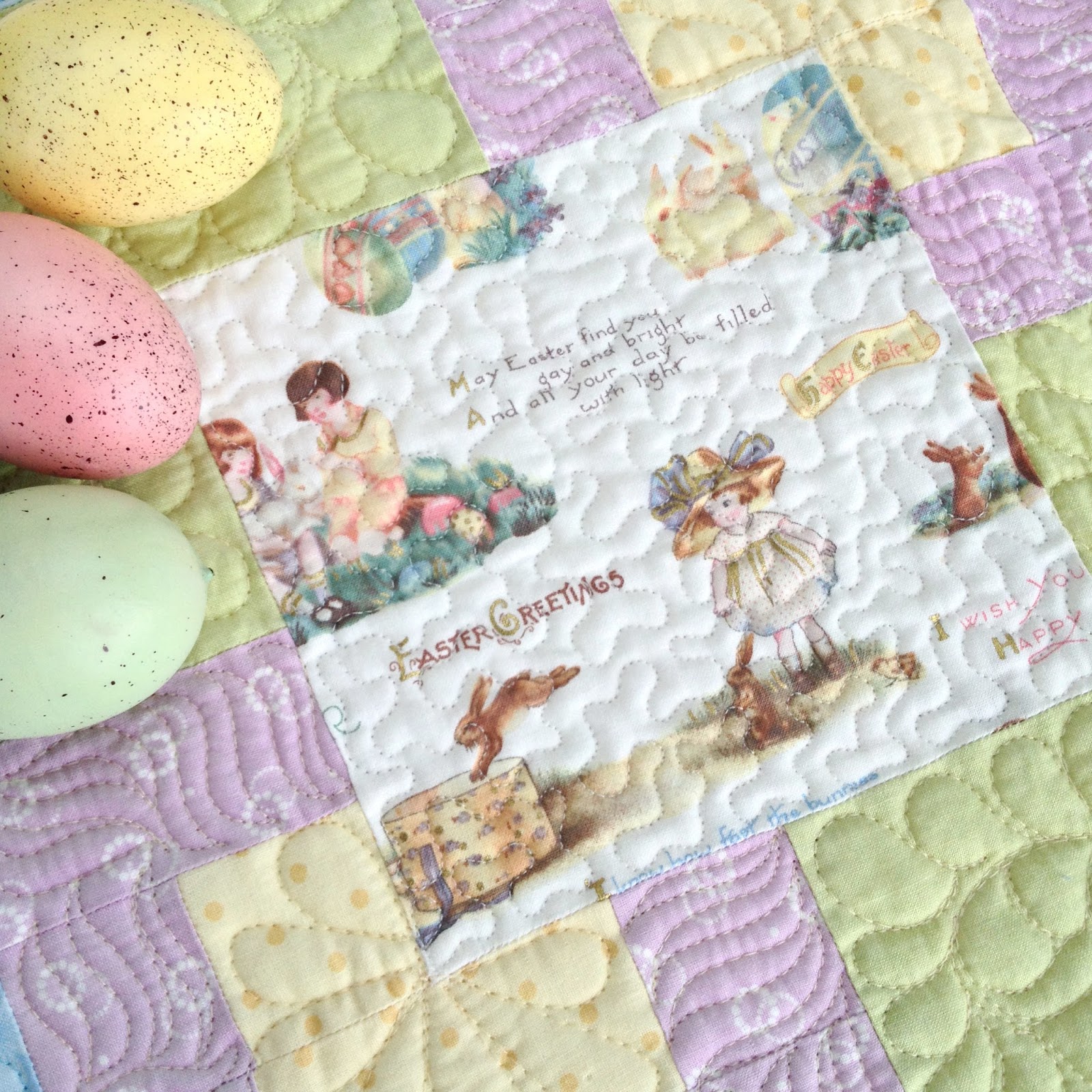 Carried Away Quilting Easter mini quilt pattern He Is Risen