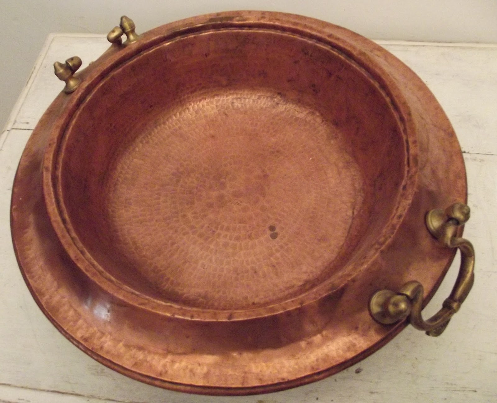 Www.didoulabrocante.com: ancien cuivre martelé casserole ancienne ...