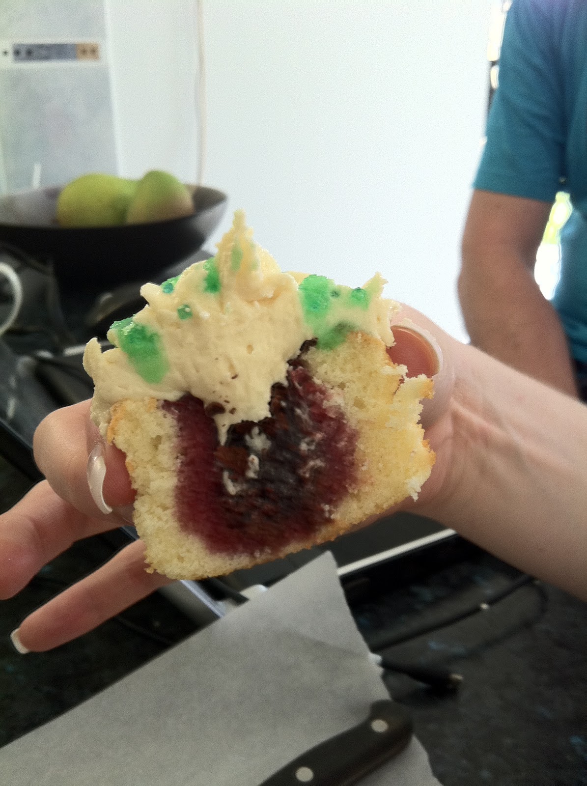Sweet Nurse Elise 'Jam Donut Cupcakes' with Raspberry and Chambord