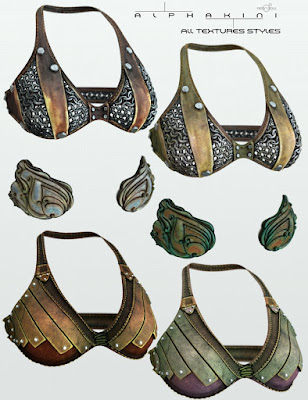 3d Models Art Zone - AlphaKini Bundle - AlphaKini Genesis 2 Nainen (s), AlphaKini Future, Contemporary ja Fantasy