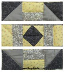 Simple quilt pattern Block