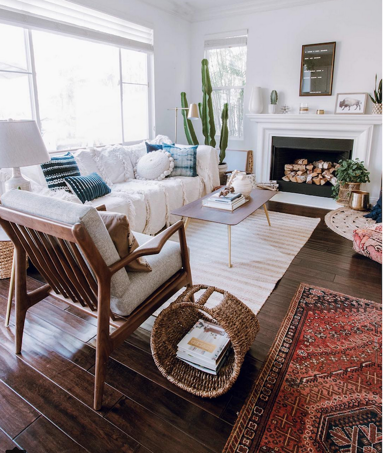 Relaxed, Boho-style in Orange County, California | my scandinavian home |  Bloglovin\'