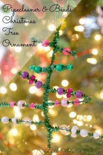 Pipe Cleaner Christmas Tree Ornament Pipe Cleaner Christmas Tree Ornament