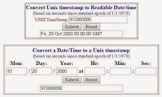 Date Time and Time Stamp converter