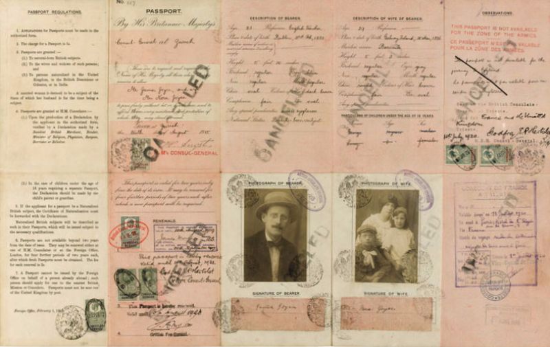 17 Vintage Passport Photos of Iconic Figures You've Never Seen Before