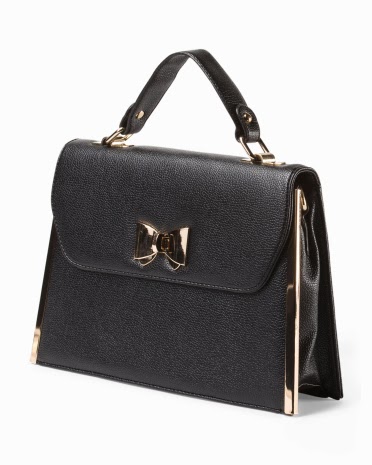 curly haired chronicles.: Bag of the Week: TJ Maxx Bow Satchel