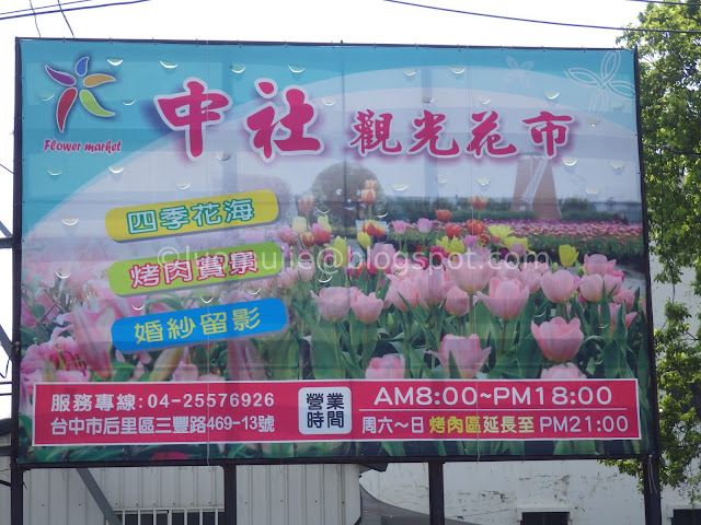 Zhongshe flower market taichung