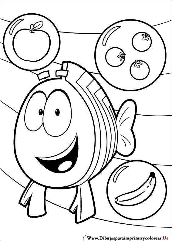 halloween bubble guppies coloring pages - photo #6