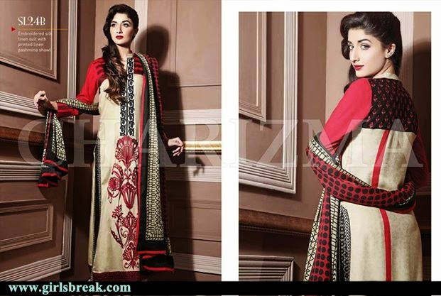 Charizma Fall Eid Chiffon Collection 2014 Vol-1 www.maaod.blogspot.com