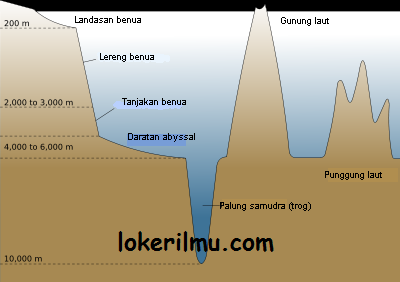 Bentuk Muka Bumi Pada Daratan dan Lautan - Loker Ilmu