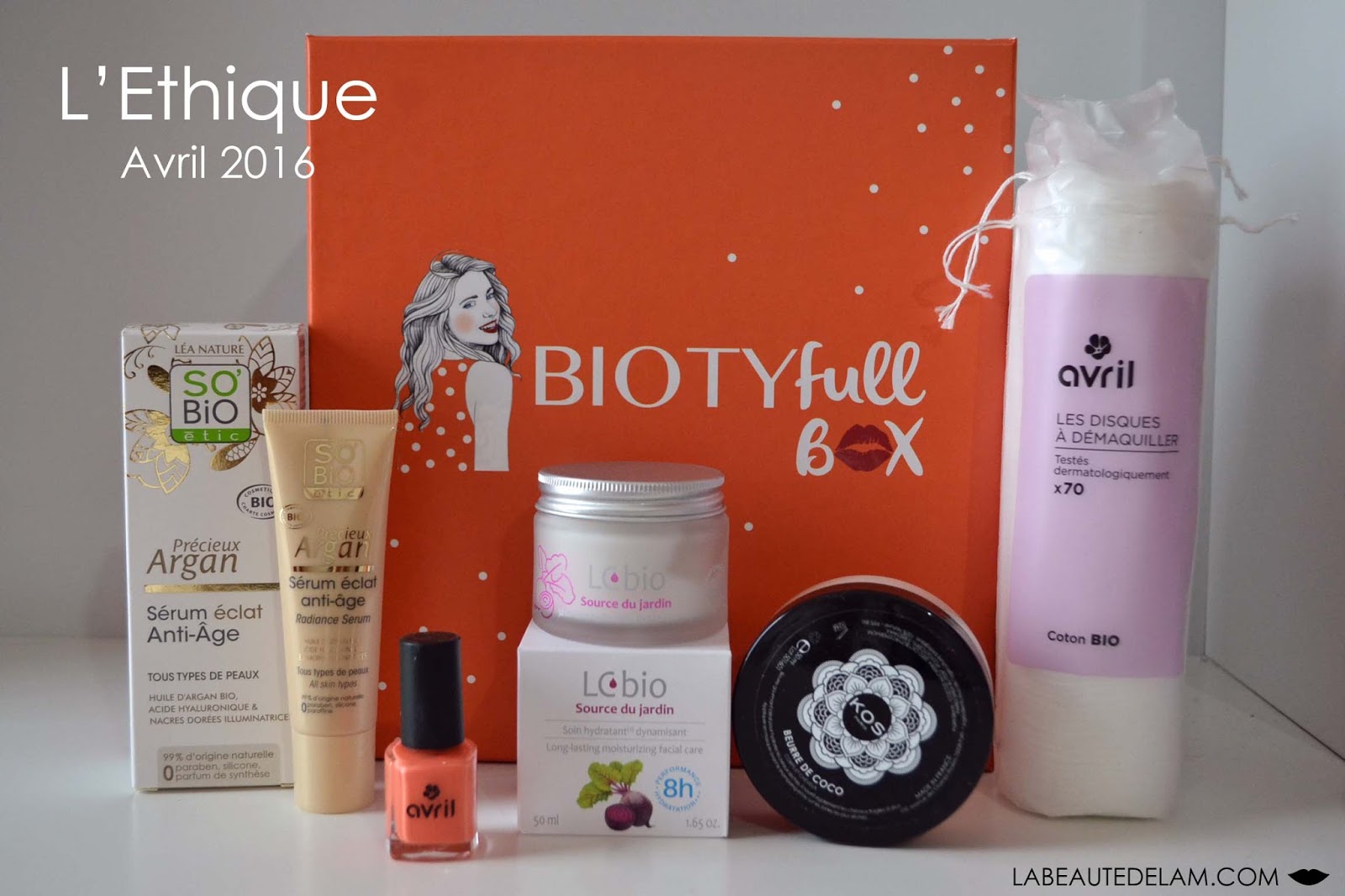 Biotyfull Box (avril 2016) L'Ethique