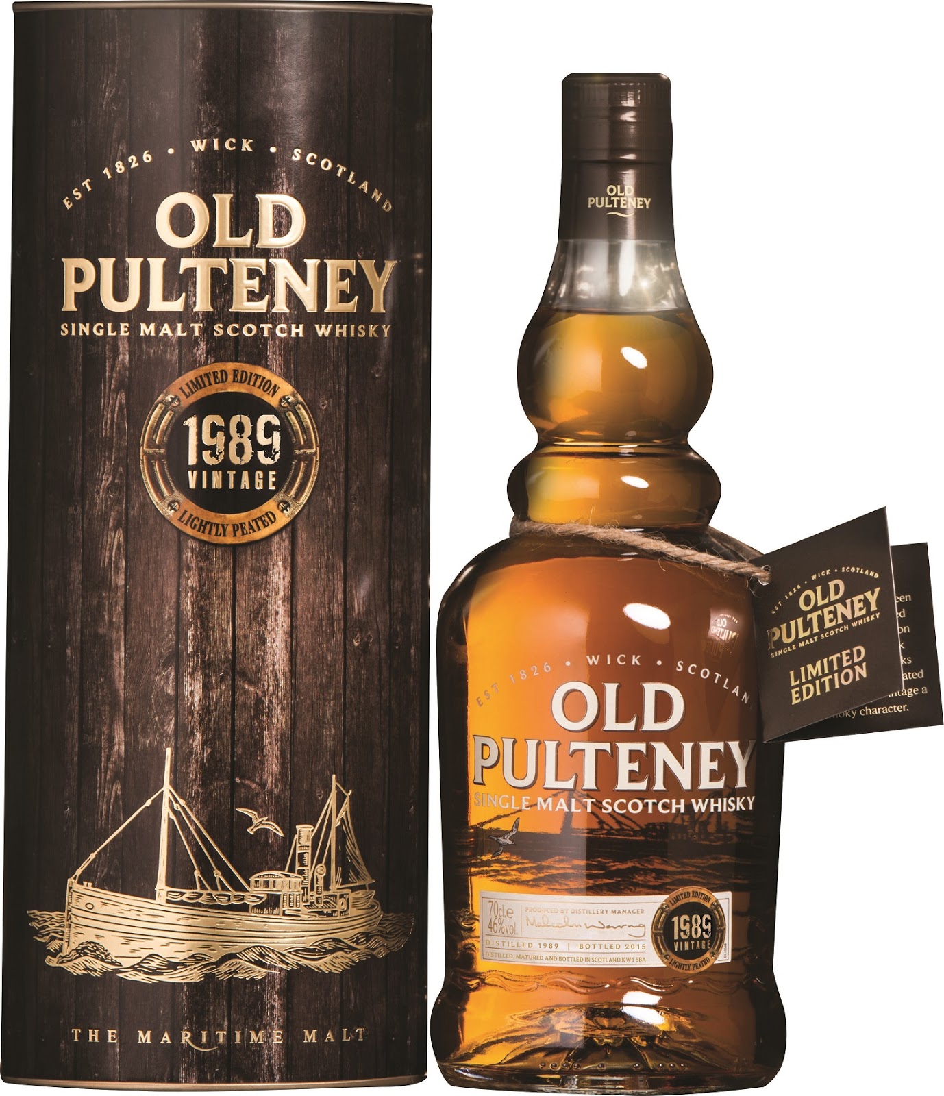 The Whisky Business OLD PULTENEY 1989 VINTAGE CROWNED WORLD'S BEST SINGLE MALT AT WORLD