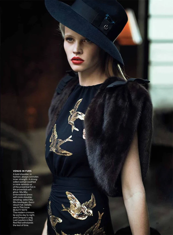 Spellbound, Vogue US, July 2011 lensed by Peter Lindbergh