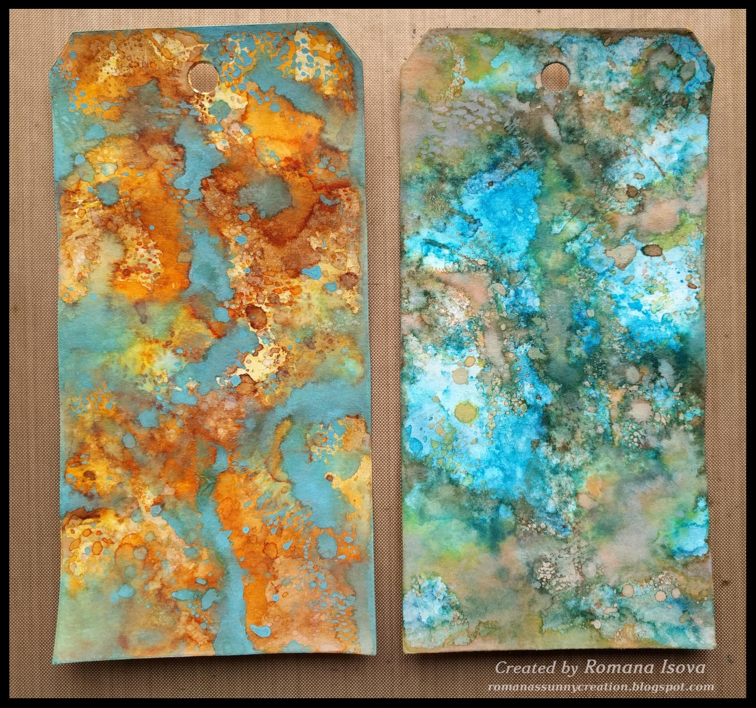Romana's Sunny Creation: Distress oxides first look - backgrounds and ...