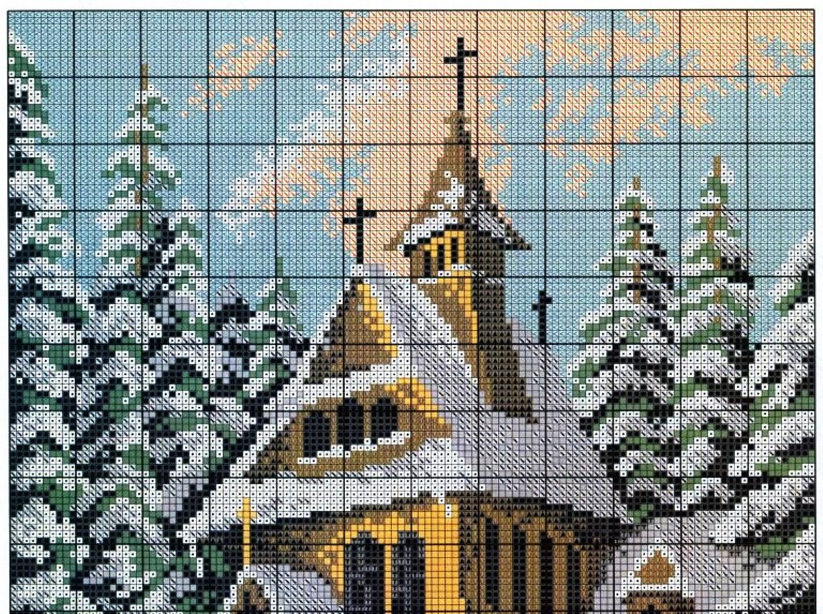Зимние домики схемы. Вышивка крестом Церковь. Мини вышивка крестом храм. Вышивка зимний храм. Вышивка крестом схемы Церковь.