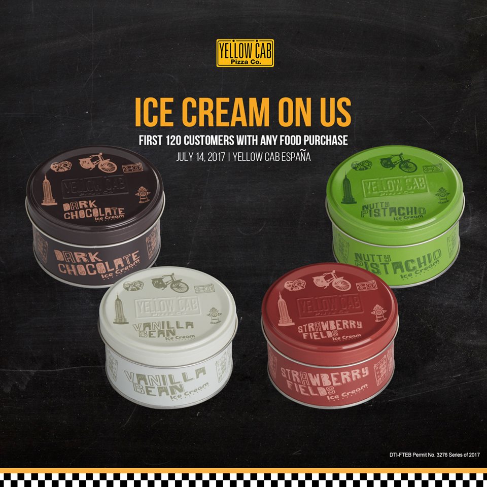 Manila Shopper Yellow Cab Espana Grand Opening Promos July 14 2017