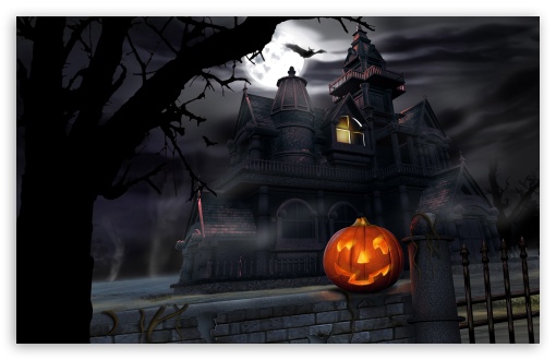 Halloween full moon hd wallpapers images pics for PC mobile | Funny ...