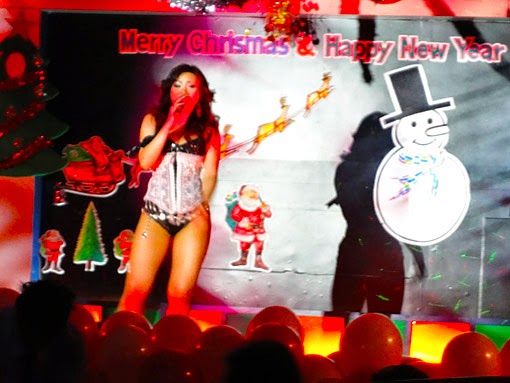 Sexy Phuket nightlife in town at Christmas