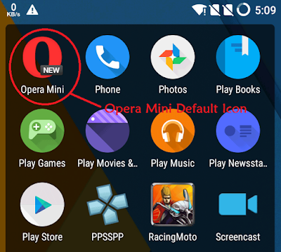 Android App with Original Icon