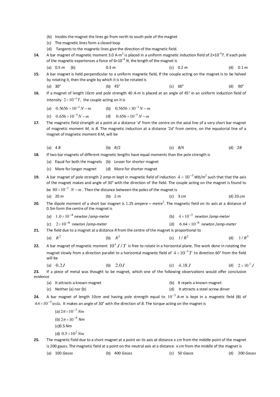 Teaching magnetism picture