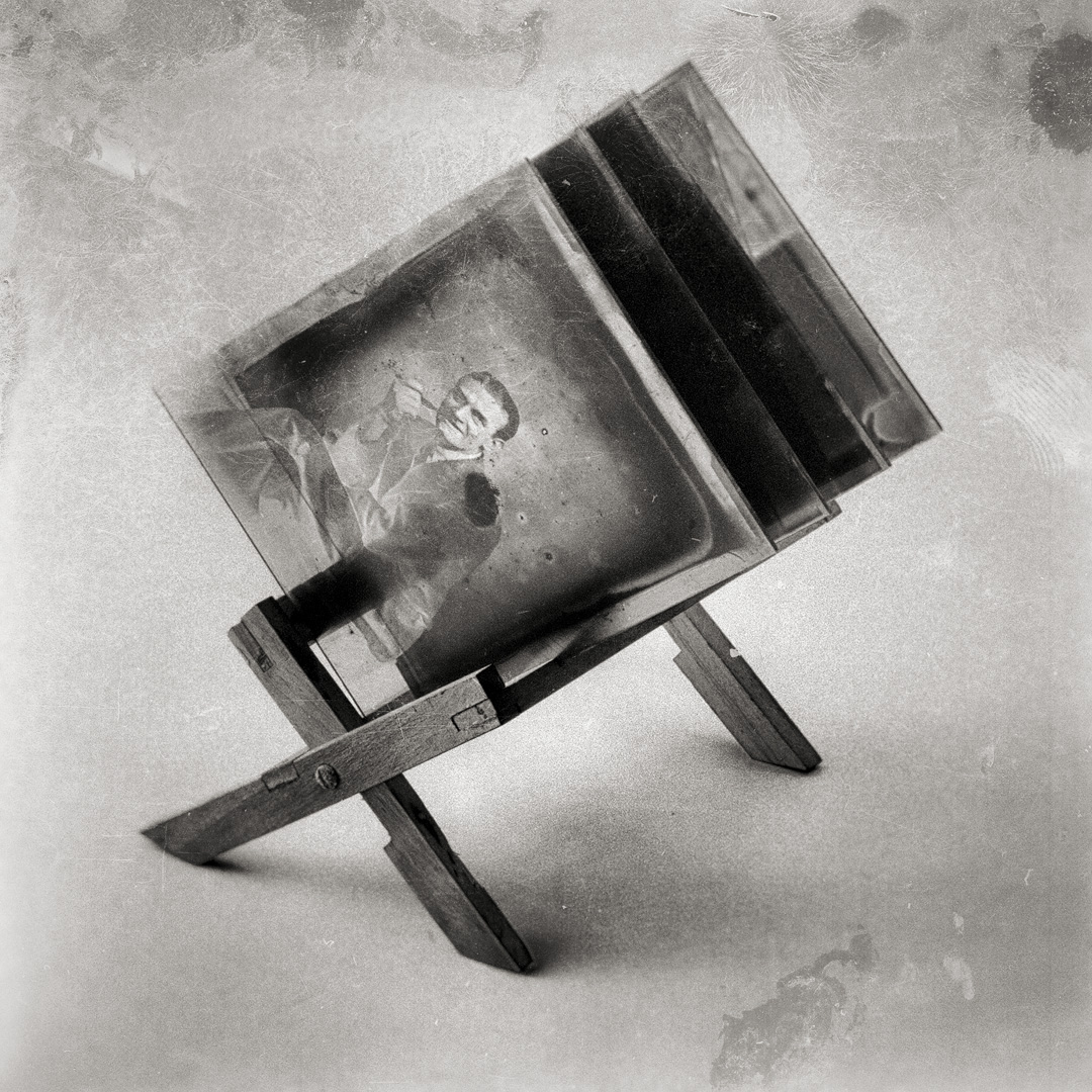 Latticed Window Some glass plate negatives