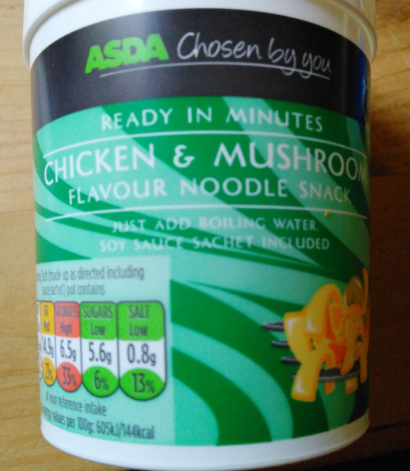 It's a Noodle Bar not a Wine Bar Asda Chosen By You Chicken & Mushroom