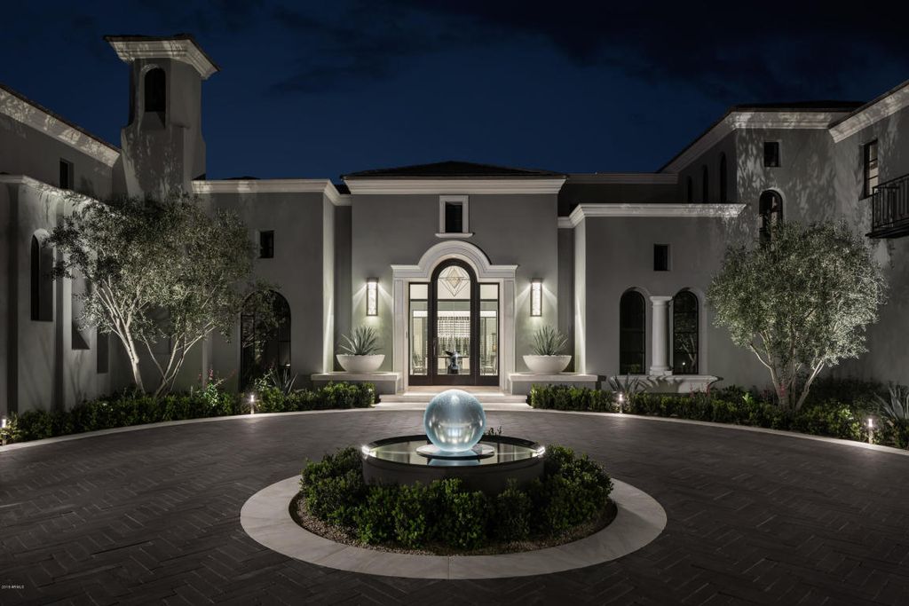 14,000 Square Foot MediterraneanInspired Mansion In Scottsdale, AZ