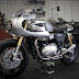 Barbour International Triumph Thruxton R by Down & Out Cafe Racers