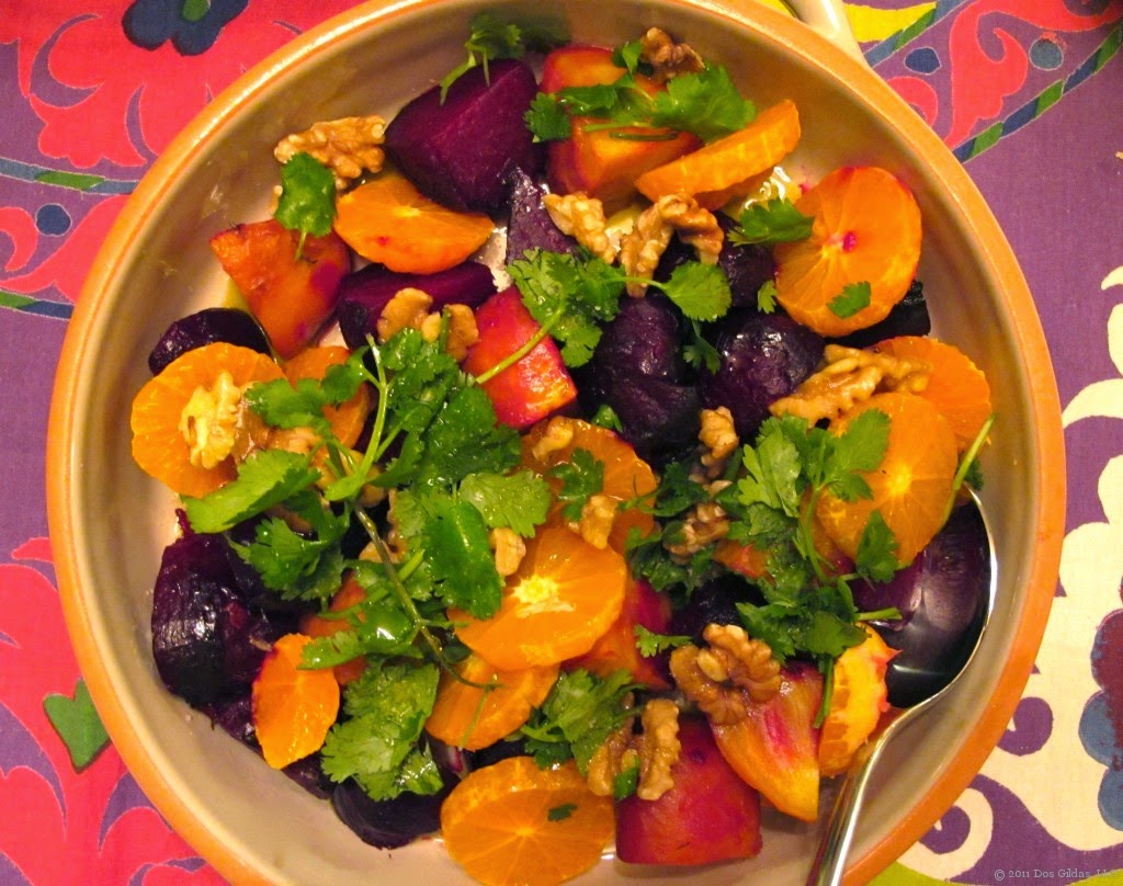 Culinarian Expeditions Blog Roasted Beets with Orange Slices