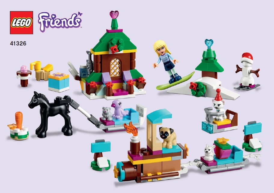 lego friends 2017 advent calendar