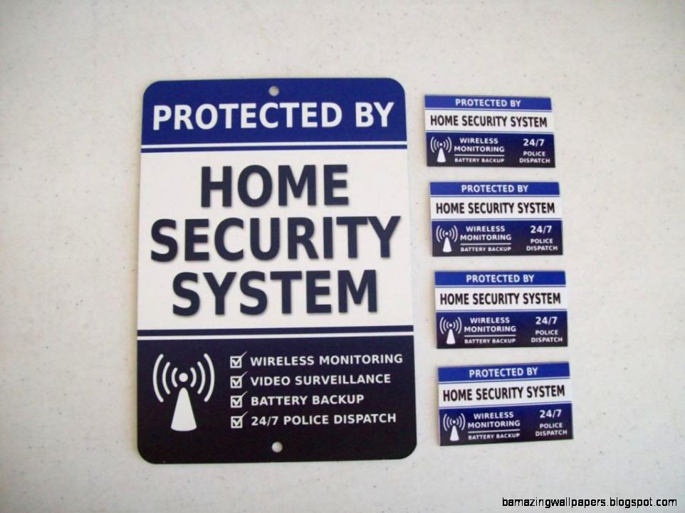 Home Security Signs  Decals  eBay