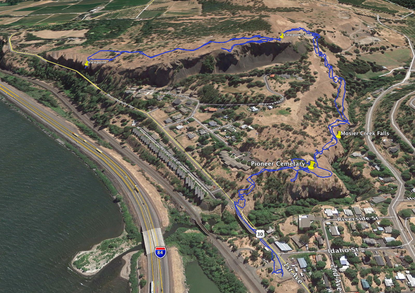 GoalTechHikes Mosier Plateau Bookending the Oregon Hikers